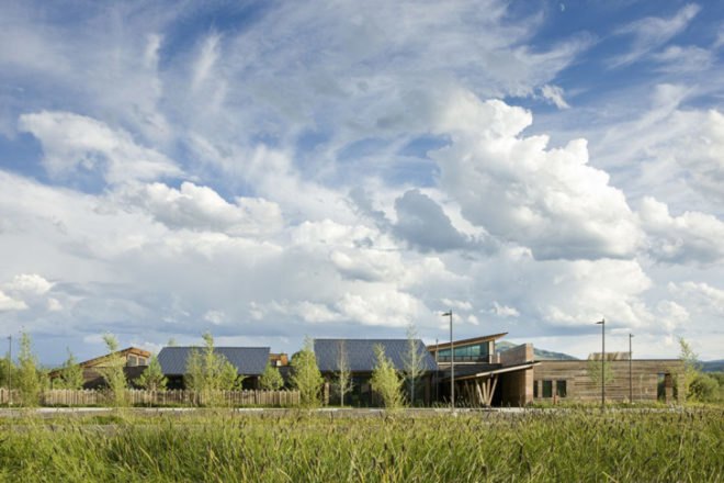 Teton County Children’s Learning Center, Ward+ Blake Architects, D.W. Arthur Associates Architecture, Jackson, Wyoming, LEED Gold, green roof, geothermal, daylight,
