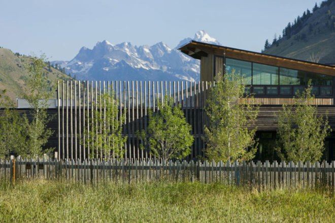 Teton County Children’s Learning Center, Ward+ Blake Architects, D.W. Arthur Associates Architecture, Jackson, Wyoming, LEED Gold, green roof, geothermal, daylight,