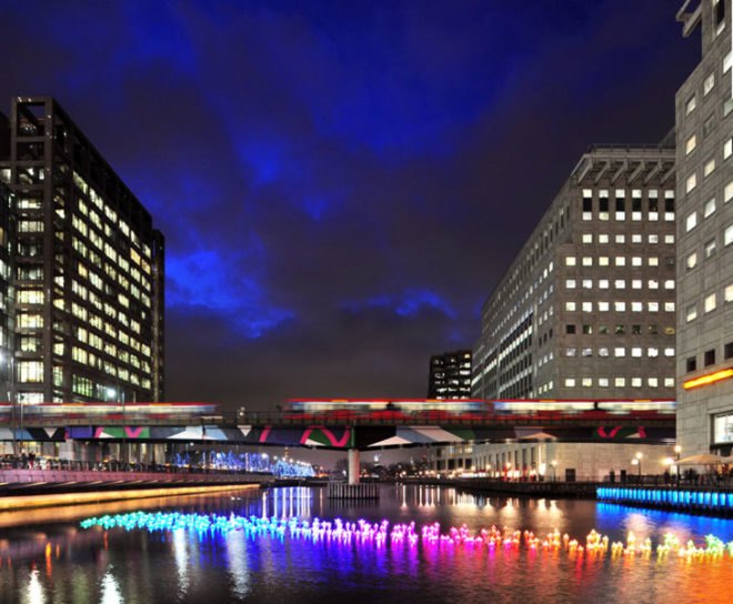 aether hemera, voyage, led lights, led, boats, art installation, green art, eco art, sustainable design, green design, green lighting, energy-efficient lighting, public art
