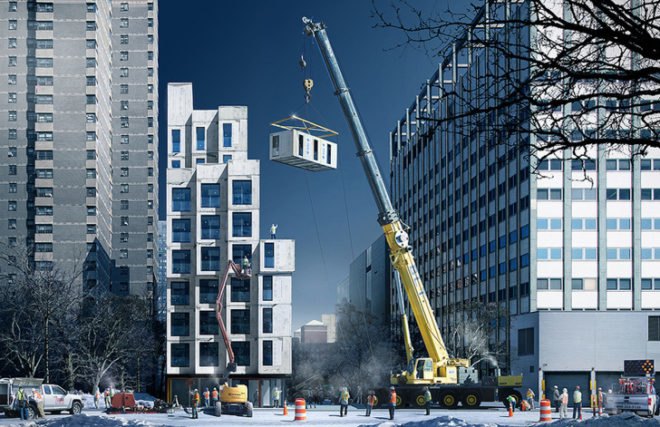 adAPT NYC competition, NYC design competition, mayor Bloomberg, Monadnock Development, Actors Fund HDC, nARCHITECTS, micro-apartments NYC, My Micro NY, prefab architecture, modular building NYC, prefab building, n architects