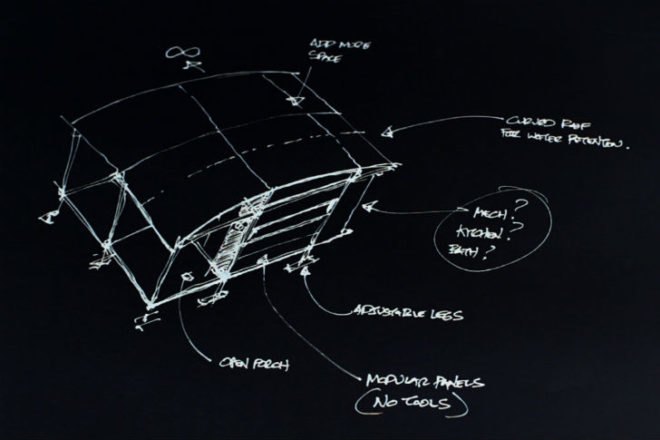 AbleNook Prototype, ablenook, modular dwelling, disaster relief, humanitarian relief, prefab shelter, emergency shelter