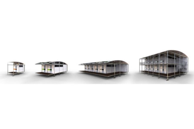 AbleNook Prototype, ablenook, modular dwelling, disaster relief, humanitarian relief, prefab shelter, emergency shelter