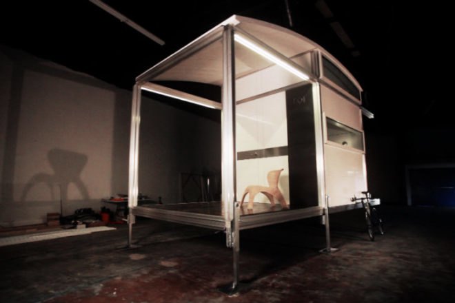 AbleNook Prototype, ablenook, modular dwelling, disaster relief, humanitarian relief, prefab shelter, emergency shelter