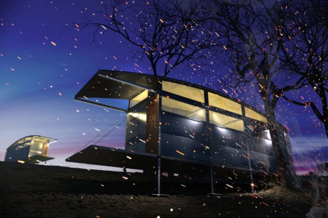 AbleNook Prototype, ablenook, modular dwelling, disaster relief, humanitarian relief, prefab shelter, emergency shelter