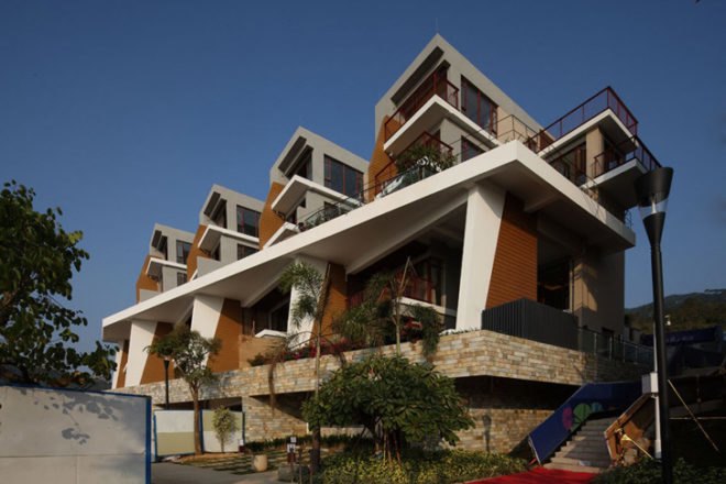 Aedas, Guangdong, Eco-resort, China, Xunliao Seaside Resort District, Huidong Xunliao Resort Community Development, tourism, natural materials, shading, louvers, daylighting, cross ventilation