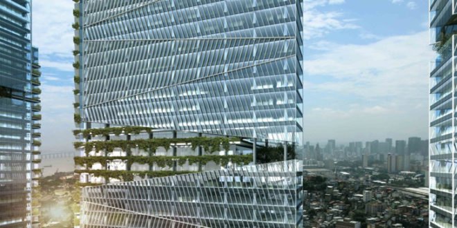 green design, eco design, sustainable design, Alfalo and Gasperini, Rio de Janeiro, Trump Towers, 2016 Olympics, vertical garden, louver system, Porto Maravilha