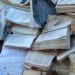 Alicia Martín, Ana Lisa Alperovich, books, recycled books, books cascade, books vomit, Paper Biennale, The Hague, Meermanno Museum, books sculpture, Art, Recycled Materials
