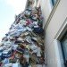 Alicia Martín, Ana Lisa Alperovich, books, recycled books, books cascade, books vomit, Paper Biennale, The Hague, Meermanno Museum, books sculpture, Art, Recycled Materials