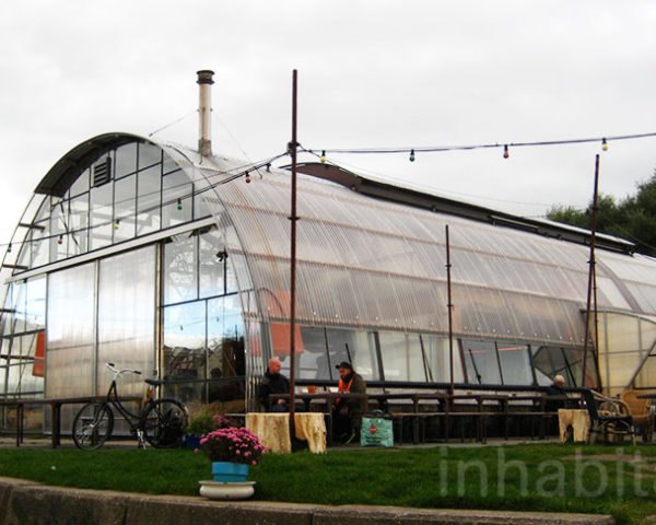 Architecture, Sustainable Food, Recycled Materials, NDSM, amsterdam, Noorderlicht Café, centraal station, restaurant, shelter, Architecture, sustainable Food, Recycled Materials,