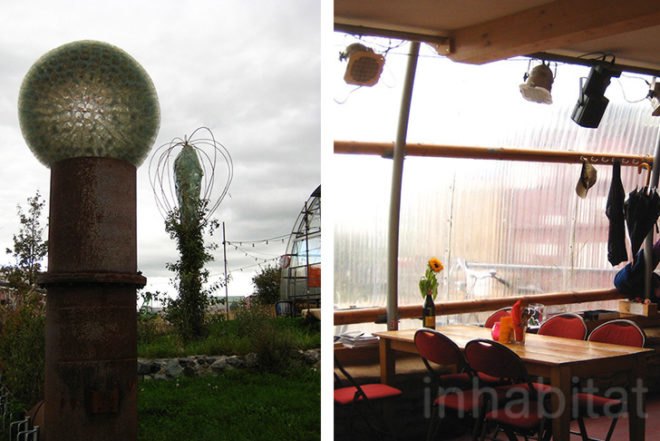 Architecture, Sustainable Food, Recycled Materials, NDSM, amsterdam, Noorderlicht Café, centraal station, restaurant, shelter, Architecture, sustainable Food, Recycled Materials,