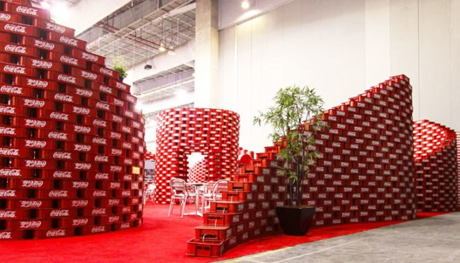 The Upcycling Pavilion, BNKR Arquitectura, Bunker Arquitectura, Esteben Suarez, Expo CIHAC, Coca-Cola