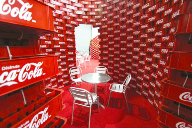 The Upcycling Pavilion, BNKR Arquitectura, Bunker Arquitectura, Esteben Suarez, Expo CIHAC, Coca-Cola
