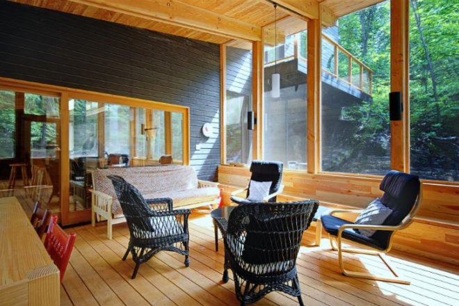 Bala Park Island, Altius Architecture, ontario, eco cabin, green cabin, eco home, green home