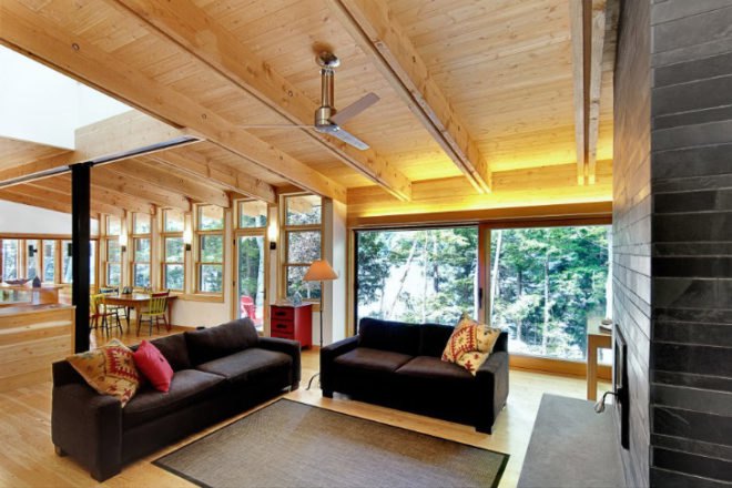 Bala Park Island, Altius Architecture, ontario, eco cabin, green cabin, eco home, green home