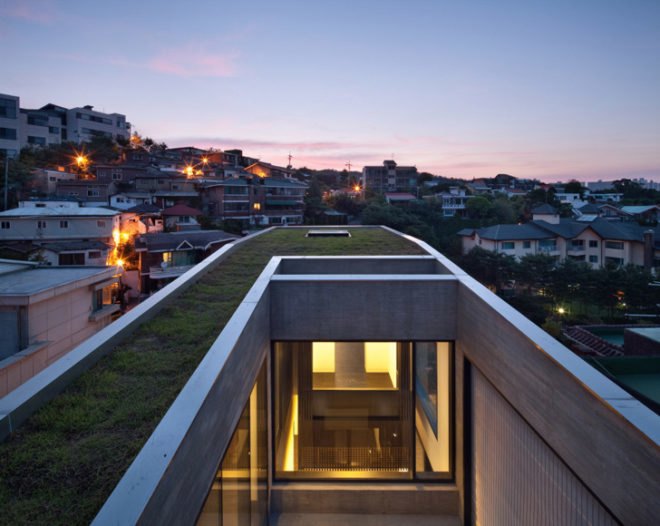 green design, eco design, sustainable design, Bang by Min Design Group, Seoul, H-House, Sae Min Oh, Seongbuk-dong, multi-level home, three generation home