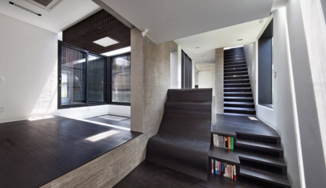 green design, eco design, sustainable design, Bang by Min Design Group, Seoul, H-House, Sae Min Oh, Seongbuk-dong, multi-level home, three generation home