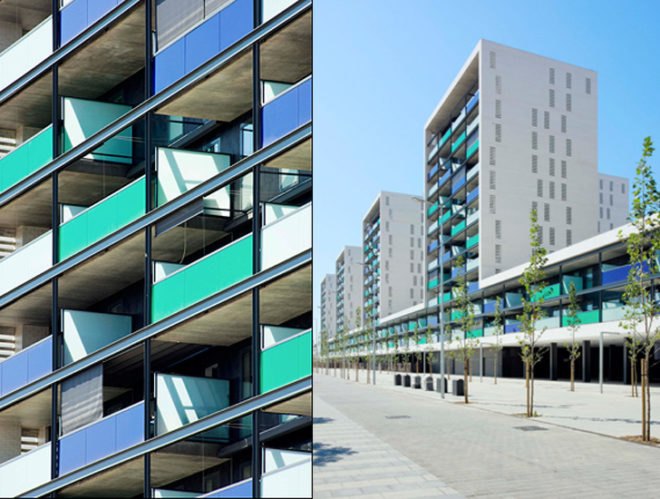 green design, eco design, sustainable design, Batlle i Roig, Vilamarina Building, Barcelona city planning, urban planning spain, self irrigating complex