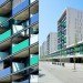 green design, eco design, sustainable design, Batlle i Roig, Vilamarina Building, Barcelona city planning, urban planning spain, self irrigating complex