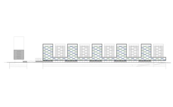 green design, eco design, sustainable design, Batlle i Roig, Vilamarina Building, Barcelona city planning, urban planning spain, self irrigating complex