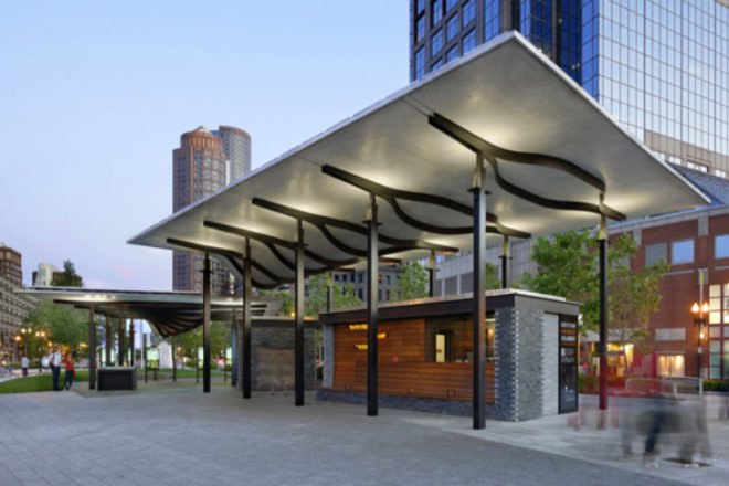 Boston Harbour Islands Pavilion, Utile, boston, boston harbor islands, rainwater collection, digital fabrication, pavilion