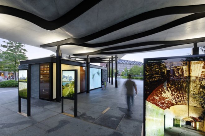 Boston Harbour Islands Pavilion, Utile, boston, boston harbor islands, rainwater collection, digital fabrication, pavilion