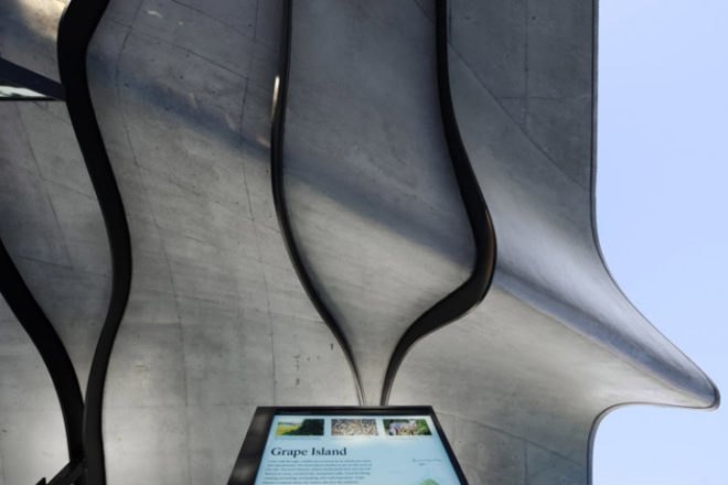 Boston Harbour Islands Pavilion, Utile, boston, boston harbor islands, rainwater collection, digital fabrication, pavilion
