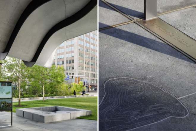 Boston Harbour Islands Pavilion, Utile, boston, boston harbor islands, rainwater collection, digital fabrication, pavilion