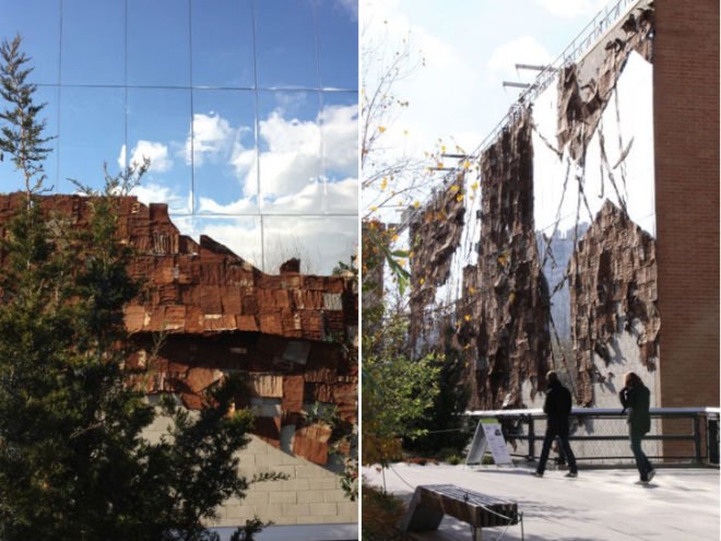 Broken Bridge II, El Anatsui, recycled materials, high line, high line art, public art, art nyc