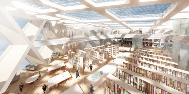 CVDB Arquitectos, Ljubljana National Library, Ljubljana, Slovenia