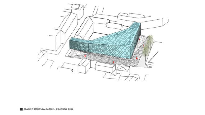 CVDB Arquitectos, Ljubljana National Library, Ljubljana, Slovenia