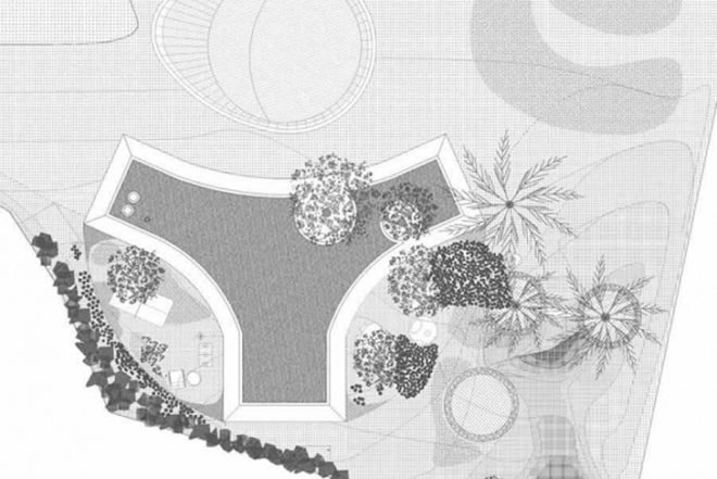 Cadaval & Solá-Morales, Tepoztlan Lounge, pierced by trees, mexico, concrete, summer house, Architecture, Botanical