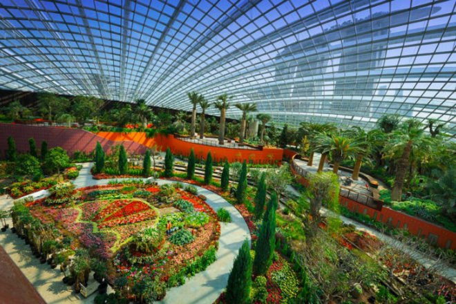 Cooled Conservatories, Wilkinson Eyre, gardens by the bay, greenhouse, landscape architecture, eco greenhouse, singapore