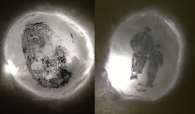green design, eco design, sustainable design, ICe Hotel Sweden, Eszter Augustine Sziksz, Nikilla Carroll, screen printed ice, LED lights