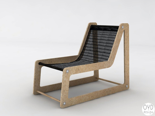 fl inout chair, oyd design, onur y demiroz, sustainable design, green design, green furniture, green interiors, sustainable furniture, recycled furniture, wood waste chair, recycled materials, sustainable materials