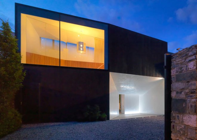 Lorcan O’Herlihy, Los Angeles, Dublin, Ireland, modern, sustainable, home, renovation, historic, Georgian House, ground sourced pump, solar panels, ODOS Architects, Dublin Green Building, facade