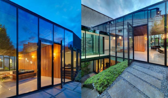 Lorcan O’Herlihy, Los Angeles, Dublin, Ireland, modern, sustainable, home, renovation, historic, Georgian House, ground sourced pump, solar panels, ODOS Architects, Dublin Green Building, facade