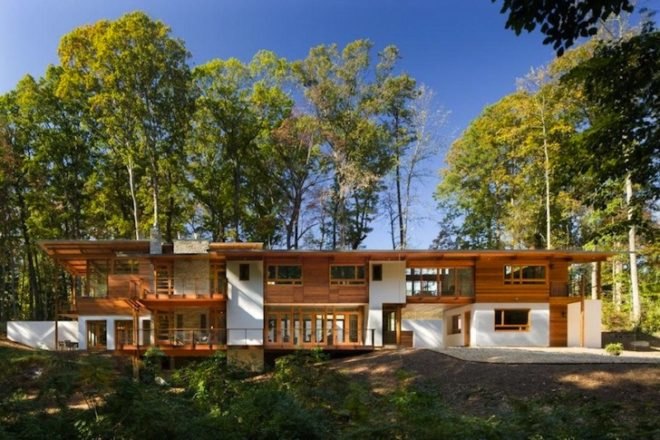 EV, electric vehicle, LEED, Greenland Residence, Georgia, Atlanta, Studio One Architecture, Geothermal, PV, solar power, photovoltaic power, recycled materials, daylighting, energy efficient materials, wood, green design, sustainable design, eco-design