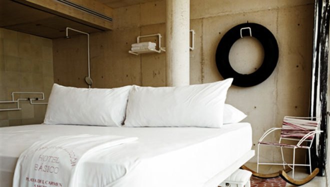Héctor Galvan, Central De Arquitectura, Hotel, Hotel Basico, Recycled Material, Design, Interior Design, Playa del Carmen, Mexico, petroleum, rubber, recycle