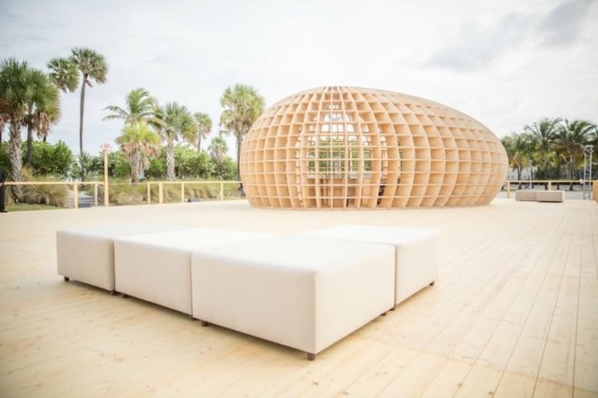 los carpinteros, guiro bar, absolut art festival, installation architecture, temporary architecture, wooden design, sustainable design