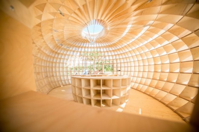 los carpinteros, guiro bar, absolut art festival, installation architecture, temporary architecture, wooden design, sustainable design