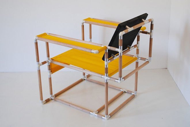 Joscha Weiand, Loose Joints, DIY furniture, multifunctional furniture, transformable furniture, screw, building kit, wooden poles, DIY, green furniture, Transforming Furniture