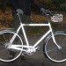 Josh Zisson, safest bike, bicycle, bike, halo coatings, reflective bike, glow in the dark bike, night cycling, sustainable transportation, green transportation, night bike, green bike, cycling night visibility