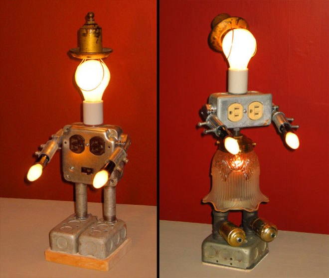 Lamp Revival, lamps, recycled lamps, DIY lamps, custom lamps