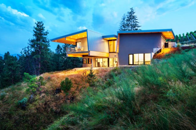 Lefebvre-Smyth Residence, Kaleden, British Columbia, Skaha Lake, single family residence, storm water management, water efficiency, regional materials, daylight, low VOC,
