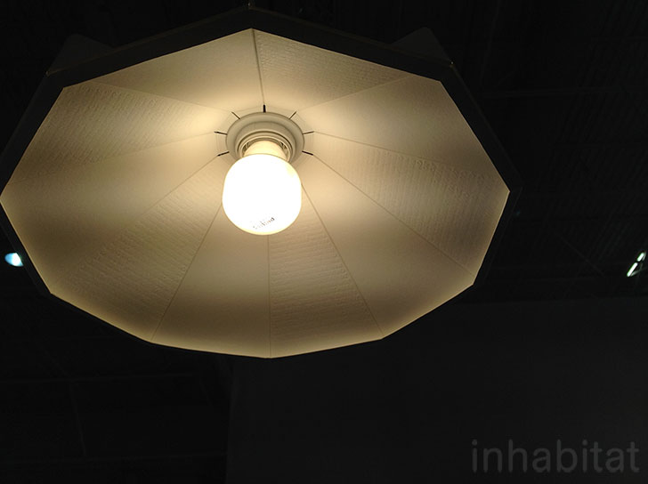 maison et objet, maison et objet 2013, eco design, sustainable design, edible products, nature-inspired, Foundry lamp, paper lamp, eco lighting
