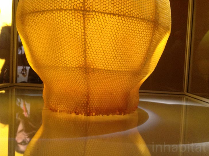 maison et objet, maison et objet 2013, eco design, sustainable design, edible products, nature-inspired, honeycomb vase, beeswax vase