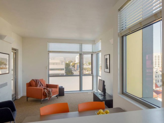 Merritt Crossing, LMS Architects, affordable housing, senior housing, leed platinum, oakland,