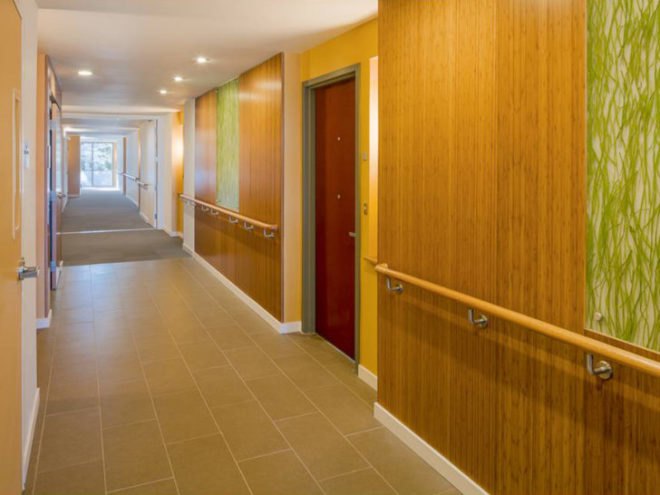 Merritt Crossing, LMS Architects, affordable housing, senior housing, leed platinum, oakland,