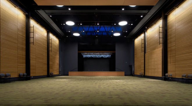 Miller Hull, Cascadia Community College, LEED Platinum, Global Learning and the Arts Building, USGBC, photovoltaic solar array, reclaimed rainwater, green roof