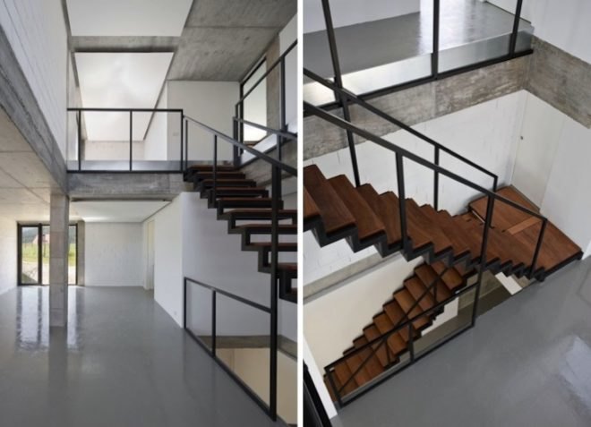green design, sustainable design, Spain, Cantabria, Acha Zaballa Arquitectos, cantilevering home, rock climber, sustainable design, energy efficiency, solar gain, timber, reduce construction waste, residential home, More House,